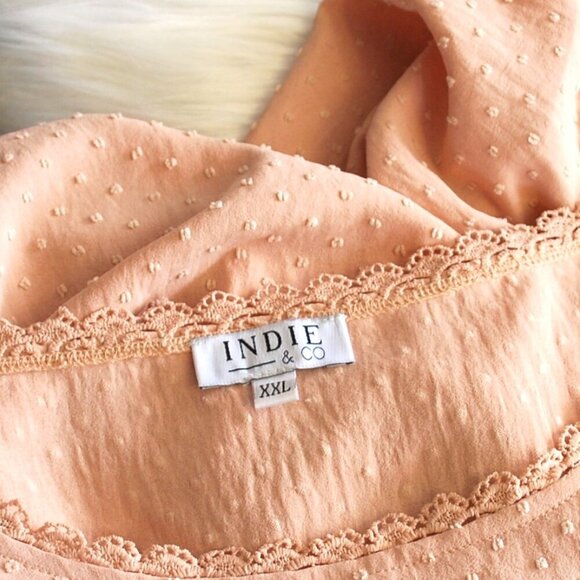 Indie & Co XXL Women's Tank Blouse Top Blush Elodie - Picture 4 of 4